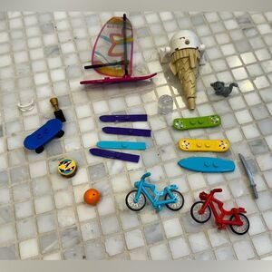 Lego Friends Movement Accessories Skis Bikes Mini Collection